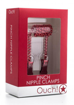 Ouch Pinch Nipple Clamps Red Best Sex Toys