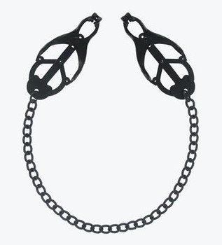 Monarch Noir Nipple Vice Black Metal Clamps by XR Brands