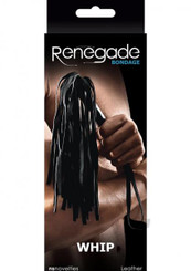 Renegade Bondage Whip Black Adult Sex Toys