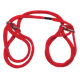 Japanese Style Cotton Wrist or Ankle Cuffs Red by Doc Johnson