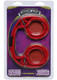Japanese Style Cotton Wrist or Ankle Cuffs Red by Doc Johnson - view 2