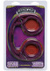 Japanese Style Bondage Cotton Wrist or Ankle Cuffs Purple by Doc Johnson - Product SKU CNVEF -EDJ -2103 -06 -2