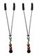 Ruby Black Nipple Clamps by Sportsheets