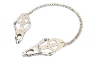 Lux Fetish Japanese Clover Nipple Clamps by Hustler