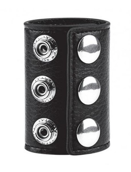 C & B Gear Snap Testicle Stretcher 2.5 inches Black by Electric Eel Inc