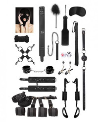 Ouch Advanced Bondage Kit Black by Shots Toys