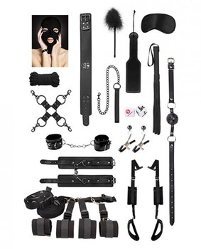 Ouch Advanced Bondage Kit Black by Shots Toys