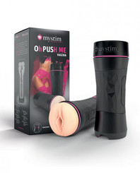 Mystim Oh-pushme Vagina - Black by Mystim gmbh