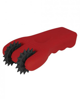 Electrastim Silicone Fusion Infinity Pinwheel Red Black by Cyrex ltd.