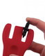 Electrastim Silicone Fusion Infinity Pinwheel Red Black by Cyrex ltd. - view 2