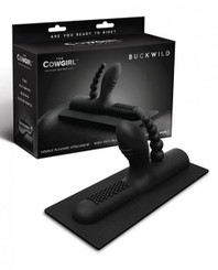 The Cowgirl Buckwild Silicone Attachment - Black by Cotr inc
