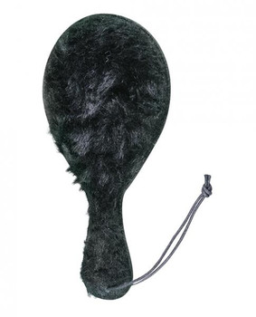 Plesur Faux Fur Leather Ping Pong Paddle - Black by S & g entertainment / plesur