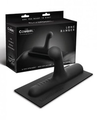 The Cowgirl Lone Ranger Silicone Attachment - Black Best Sex Toys
