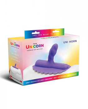 The Cowgirl Unicorn Uni Horn Silicone Attachment - Purple Best Adult Toys