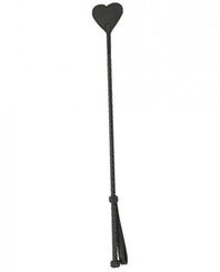 Spartacus Heart Riding Crop Brown Leather Best Sex Toys