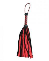 Plesur 17 inches Suede & Fluffy Faux Fur Tails - Black/red by S & g entertainment / plesur