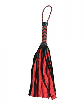 Plesur 17 inches Suede & Fluffy Faux Fur Tails - Black/red by S & g entertainment / plesur