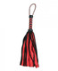 Plesur 17 inches Suede & Fluffy Faux Fur Tails - Black/red by S & g entertainment / plesur