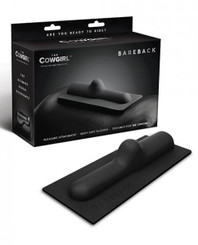 The Cowgirl Bareback Silicone Attachment - Black by Cotr inc