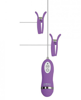 Gigaluv Vibro Clamps - 10 Functions Purple Sex Toys