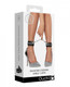 Shots Ouch Diamond Studded Ankle Cuffs - Black Adult Sex Toys