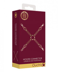 Shots Ouch Halo Hogtie Connector - Burgundy by Shots America LLC