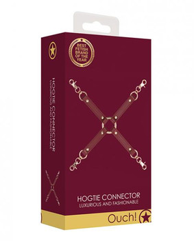 Shots Ouch Halo Hogtie Connector - Burgundy by Shots America LLC