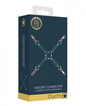 Shots Ouch Halo Hogtie Connector - Green Best Sex Toy