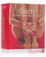 Ouch Leather Hand and Leg Cuffs Red by Shots Toys - view 2