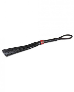 Sultra 14 inches Lambskin Flogger Black Red Best Sex Toy