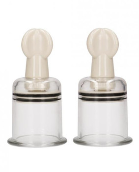Pumped Nipple Suctions Set Large Clear by Shots Toys