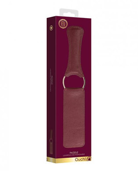 Shots Ouch Halo Paddle - Burgundy Best Sex Toy