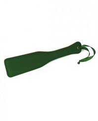 Spartacus Pu Paddle W/reverse Plush - Green Best Sex Toy