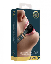 Shots Ouch Halo Breathable Ball Gag - Green by Shots America LLC