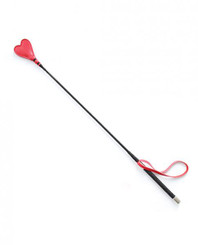 Plesur 26 inches Heart Pvc Crop - Black/red by S & g entertainment / plesur