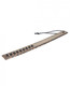 Spartacus Faux Leather Paddle - Gold Sex Toy