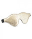 Spartacus Blindfold W/leather - White Snakeskin Micro Fiber Best Sex Toys
