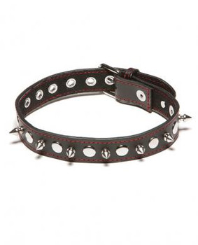 Xplay spiked collar - black by Allure Lingerie