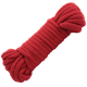 Japanese Style Bondage Rope Cotton Red 32 Feet by Doc Johnson