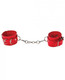 Ouch Leather Cuffs Red Adult Sex Toy