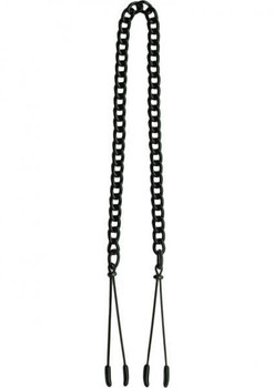 Black Tweezer Clamp W/Link Chain by Spartacus