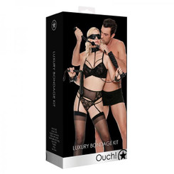 Ouch Luxury Bondage Kit  Black Best Adult Toys