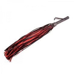 Rouge Leather Flogger Black/red Adult Toy