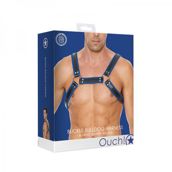 Ouch Harness Men Bull Blue S/m Adult Toys
