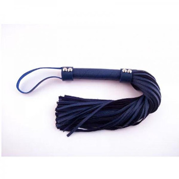 Rouge H-style Leather Flogger Blue Adult Toys