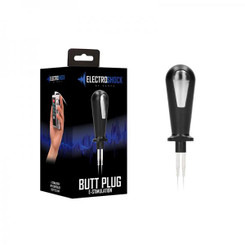 The Shots Electroshock E-stim Butt Plug Black Sex Toy For Sale