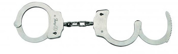 Nickel Coated Steel Handcuffs Double Locking Best Adult Toys