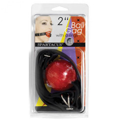 The Ball Gag Red Rubber Ball Sex Toy For Sale