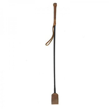 Ouch Pain Unique Italian Leather Riding Crop - Brown Distressed Leat by Shots America LLC