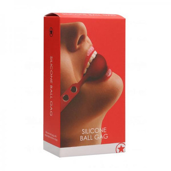 Ouch! Silicone Ball Gag - Red Best Sex Toys
